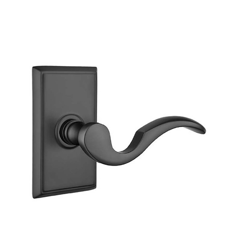 Cortina Double Dummy Door Lever with Rosette, Oil Rubbed Bronze, Right