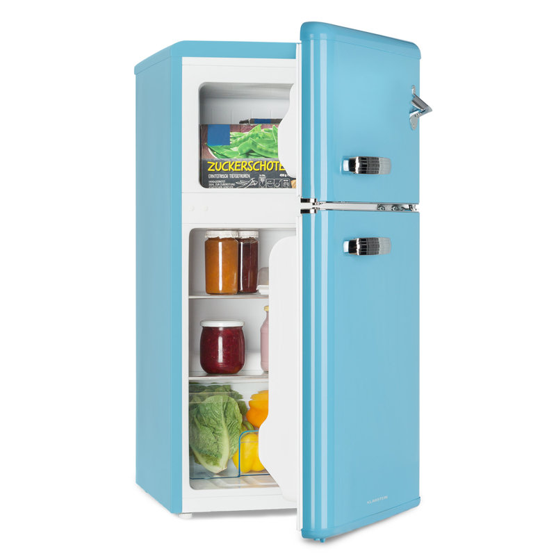 Klarstein 85m³ L Freestanding Mini Fridge, Blue