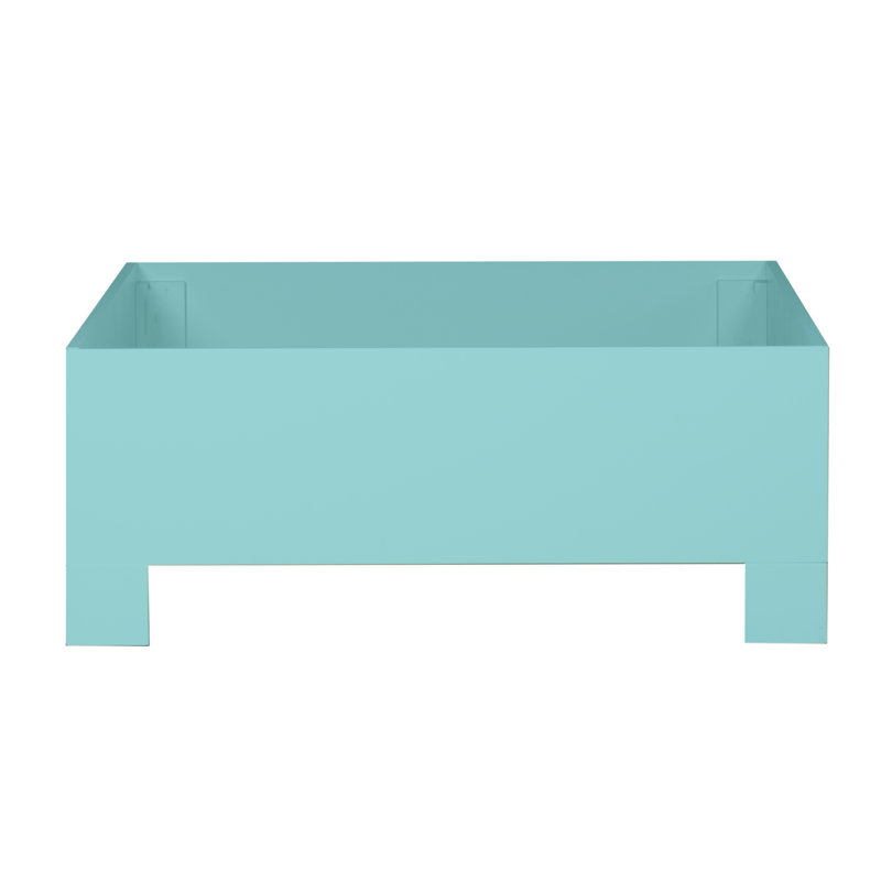 Palm Springs Low Profile Standard Bed, Twin XL, Turquoise