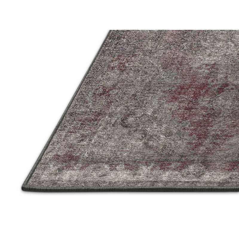 Tapis traditionnel rouge / noir Apogee, Rectangle 4 pi x 6 pi