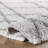 Arteta Moroccan Shag Area Rug for Living Room Bedroom Dining Room Nursery, White/Grey-23514461