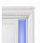 Tarian Pearl White Finish Mirror W/Led