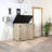 260 Gallons Durable Plastic Lockable Waterproof Outdoor Storage Shed-127346787