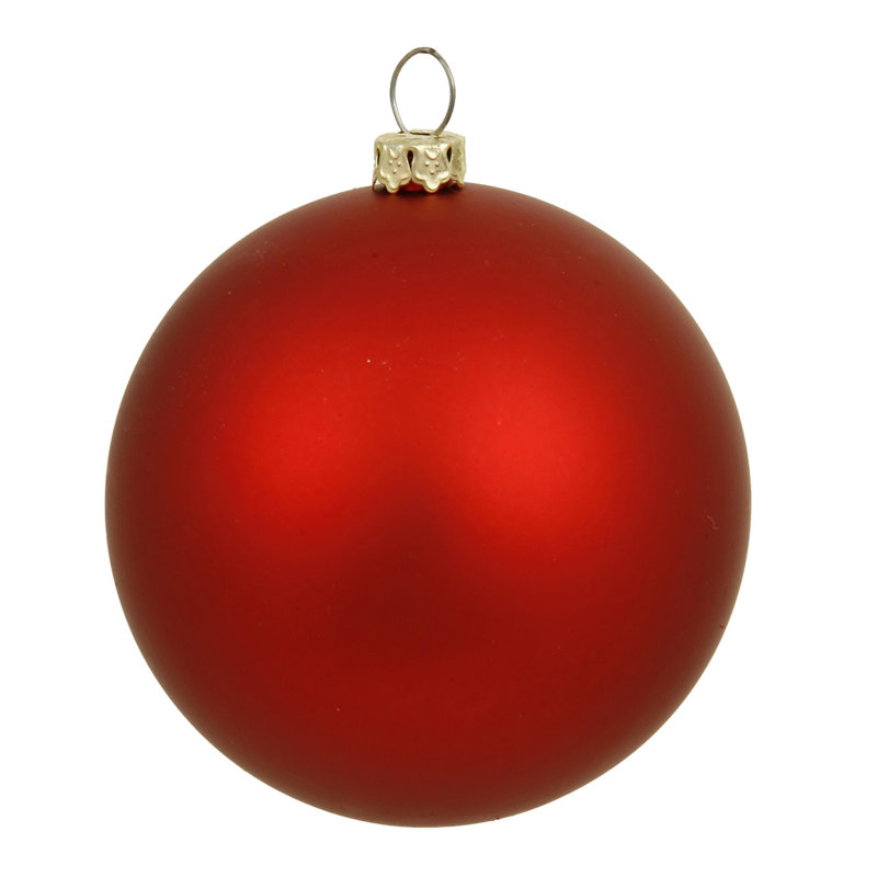 Ornement boule des Fêtes, Rouge, H 15,75 po x l 15,75 po x P 15,75 po