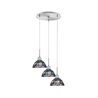 Luminaire suspendu en grappe 3 lumières Edge