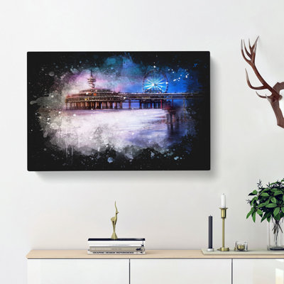 Beach In The Netherlands - Wrapped Canvas