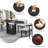 Fairy 5-Piece Modern Rectangular Sintered Stone Dining Table Set With 4 Solid Wood Chairs-114902870