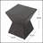 CALHOUN 16 Outdoor Wicker End Table, Weather-Resistant and Stylish for Patio or Poolside Use