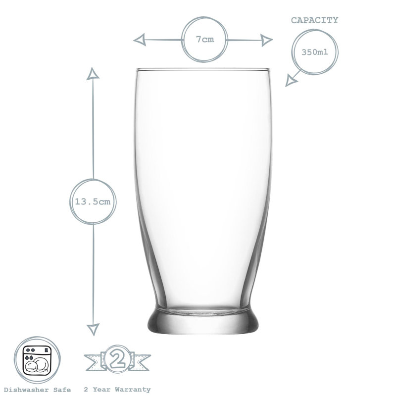 350ml Highball Glass, 6