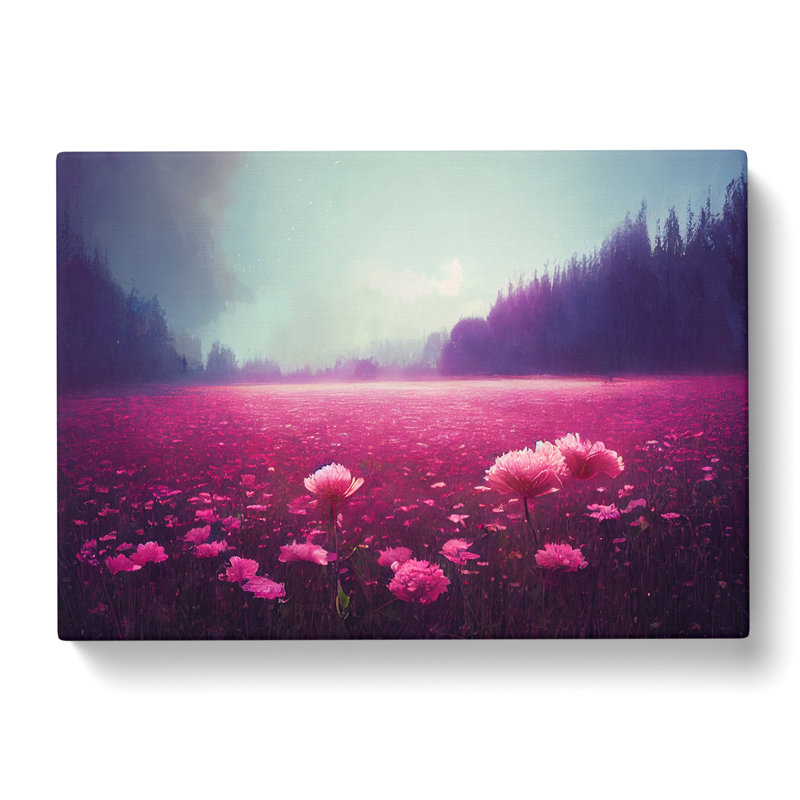 Carnation Flowers - Wrapped Canvas, 50cm H x 76cm W x 3cm D
