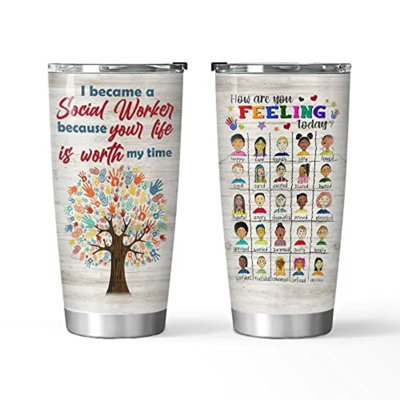 TeexCorp 200oz. Double Wall Insulated Stainless Steel Travel Tumbler