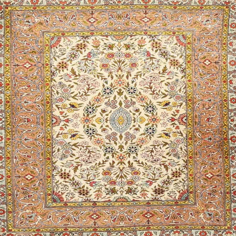 Oriental Indoor Rug, Round 4'