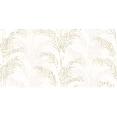 Papier peint palmier bleu sarcelle Rattan