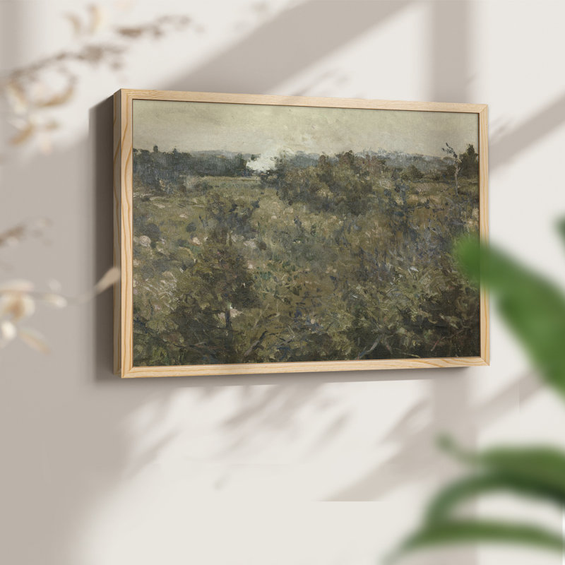 Paysages rétro-DCXLI - reproduction encadrée, Naturel, H 11 po x l 14 po