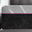 Très grand matelas en mousse à mémoire de forme 4 couches avec base réglable - tissu tricoté respirant, relief, housse indépendante