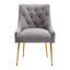 Chaise rembourrée en velours Sandstrom-1580223604