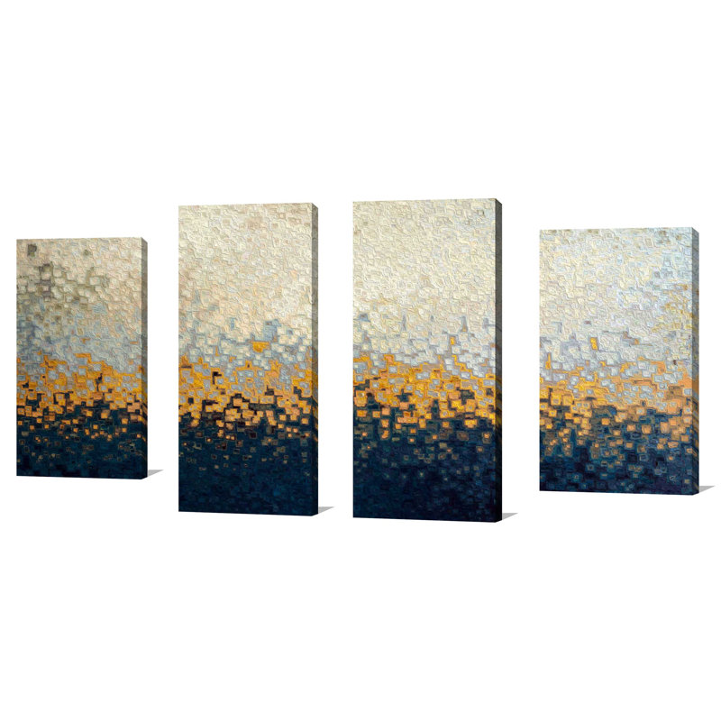 Psalm 29: 2 Woration the Lord par Mark Lawrence - ensemble de 4 impressions sur toile tendue, H 38 po x l 72 po x P 1,5 po