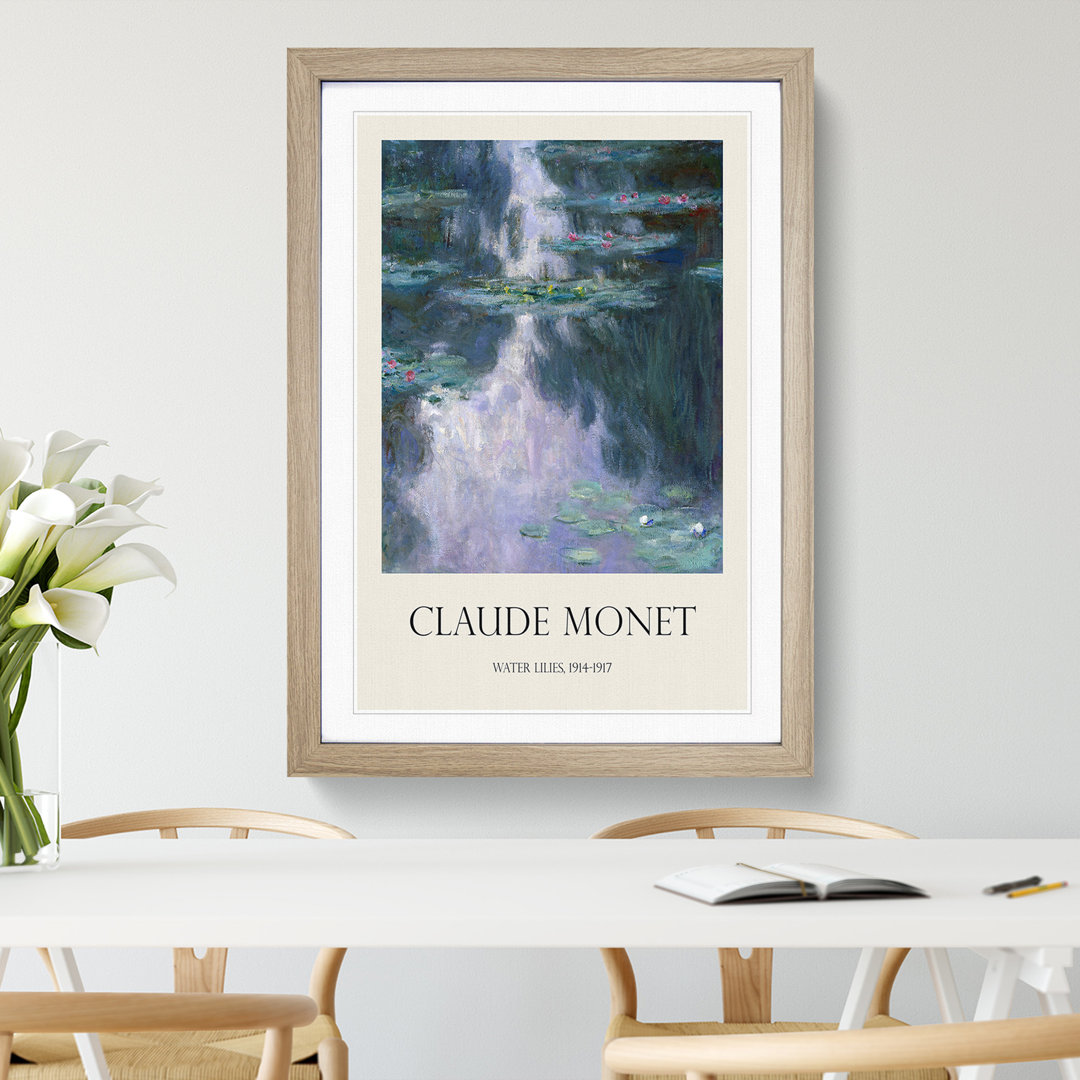 Water Lilies Lily Pond Vol.23 by Claude Monet - Picture Frame Art Prints
