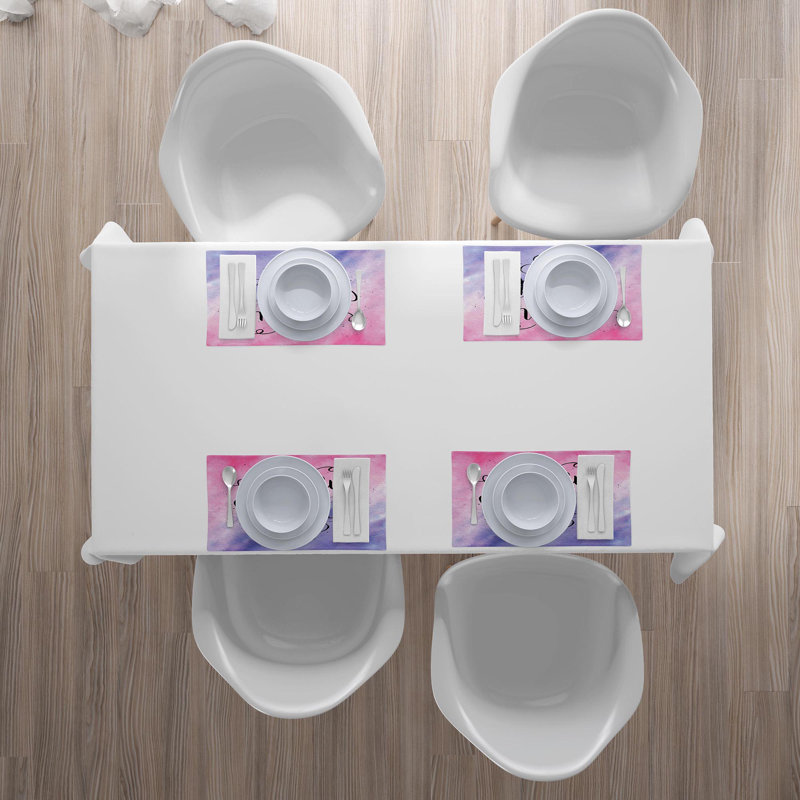 Polyester Abstract Rectangle Placemat