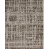 Whimsical R Hand Knotted Wool Area Rug in Denim/Black
