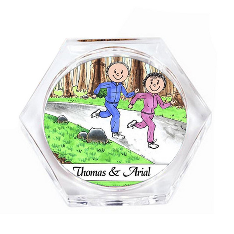Ensemble de 4 sous-verres personnalisés, Oui