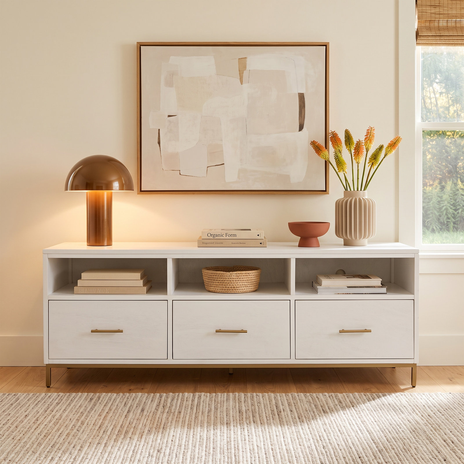 Madelyn 64 " Mahogany TV Stand