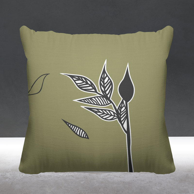Housse de coussin d'intérieur Senufo Tribal, 18" x 18"
