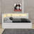 Full Size Platform Bed With USB Ports, LED Belt And Trundle-1805527751