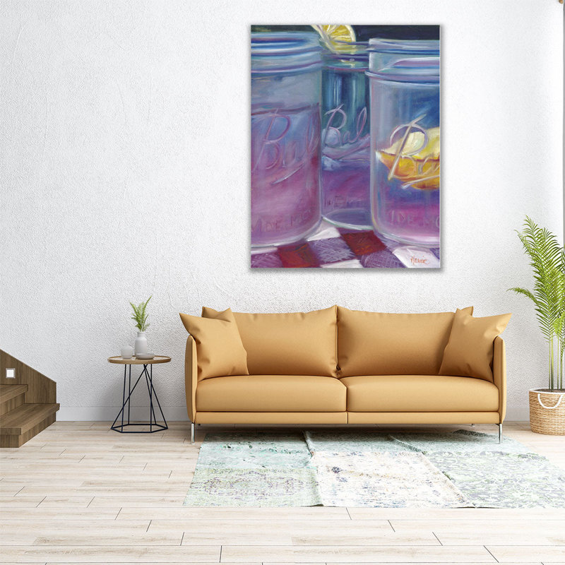 «Lemonade Most Refreshing Drink», reproduction d'art sur toile, H 20 po x l 16 po
