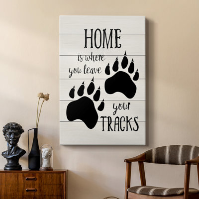 Home Tracks -Custom Wrapped Gallery Cavas