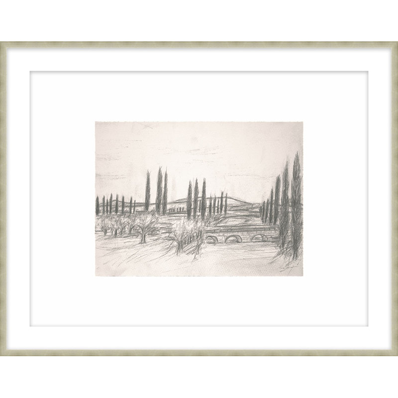 Rolling Landscape 5, reproduction d'art encadrée, H 24,5 po x l 29,5 po