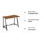 Mariners Metal Base Writing Desk-1722699232
