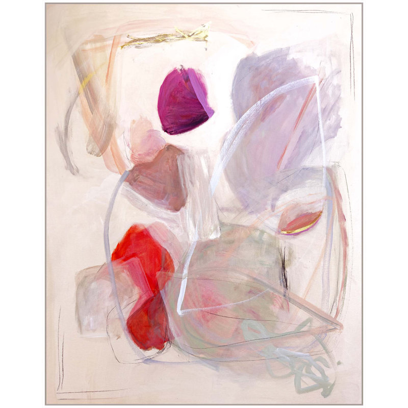 "Tulip Play II" par Katie Ré Scheidt, Toile tendue, H 52 po x l 41 po