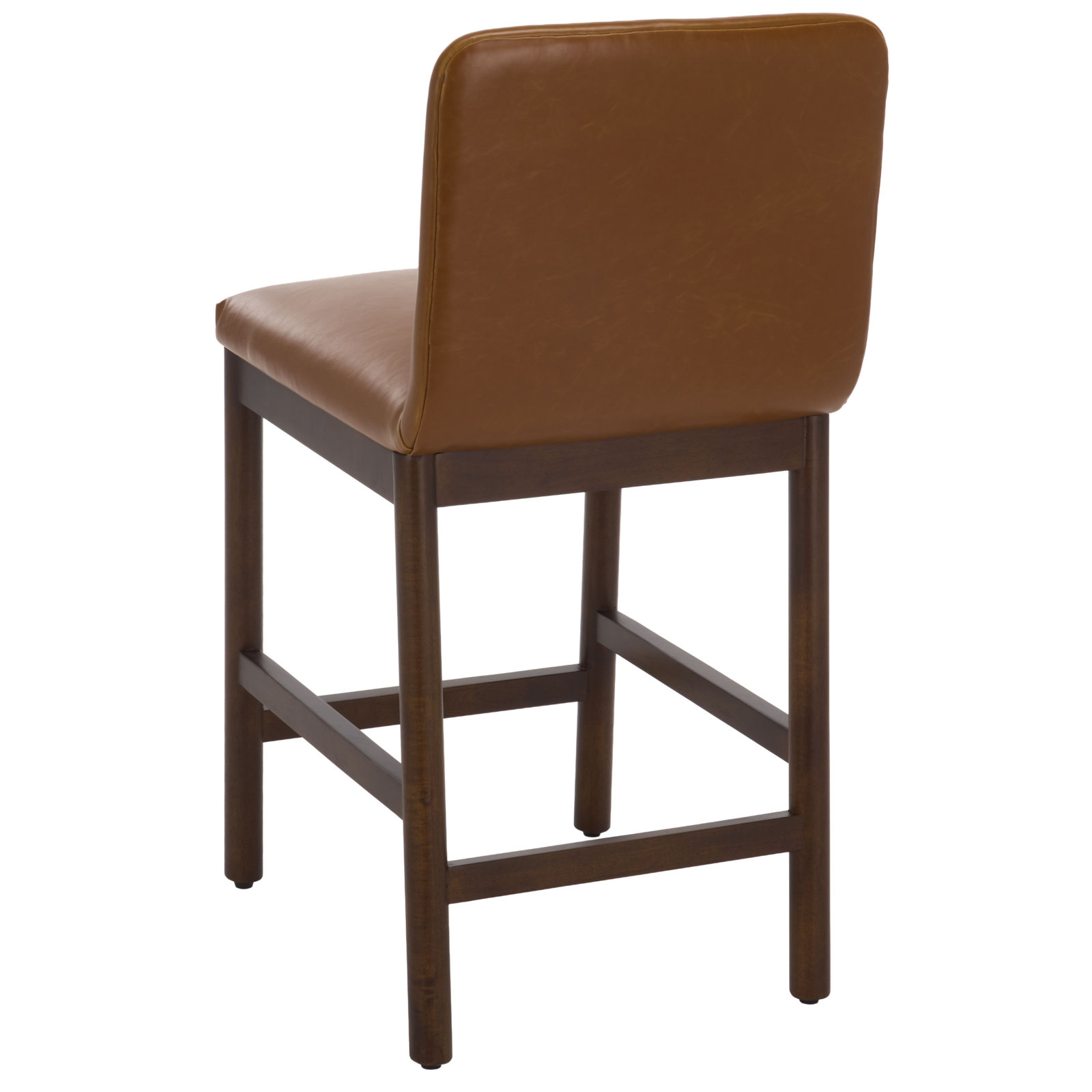 Madsen 26" Bar Stool, Cognac / Walnut