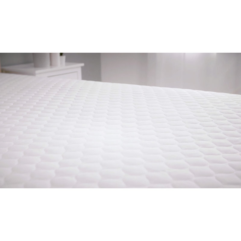 Slumberdown Anti Allergy Mattress Protector – Allergy UK Approved Quilted Mattress Cover, Anti-Bacterial & Dust Mite Resistant – Soft Touch, Deep Fit 30cm with Elasticated Straps – Machine Washable