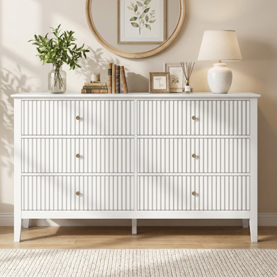 Philomena Solid Wood Chest of 6 Drawers