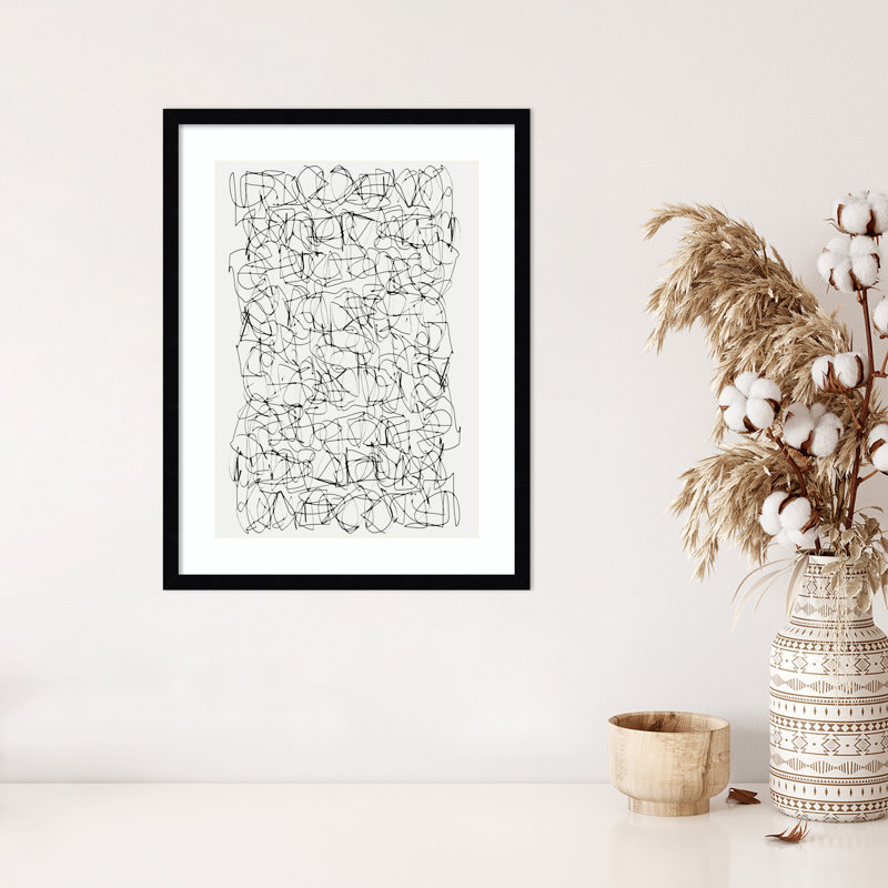 " Circuitry ", Black, 25" H x 19" W x 1" D