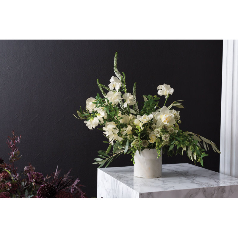 Pot à fleurs en pierre Gerrie, H 4,5 po x l 4,75 po x P 4,75 po