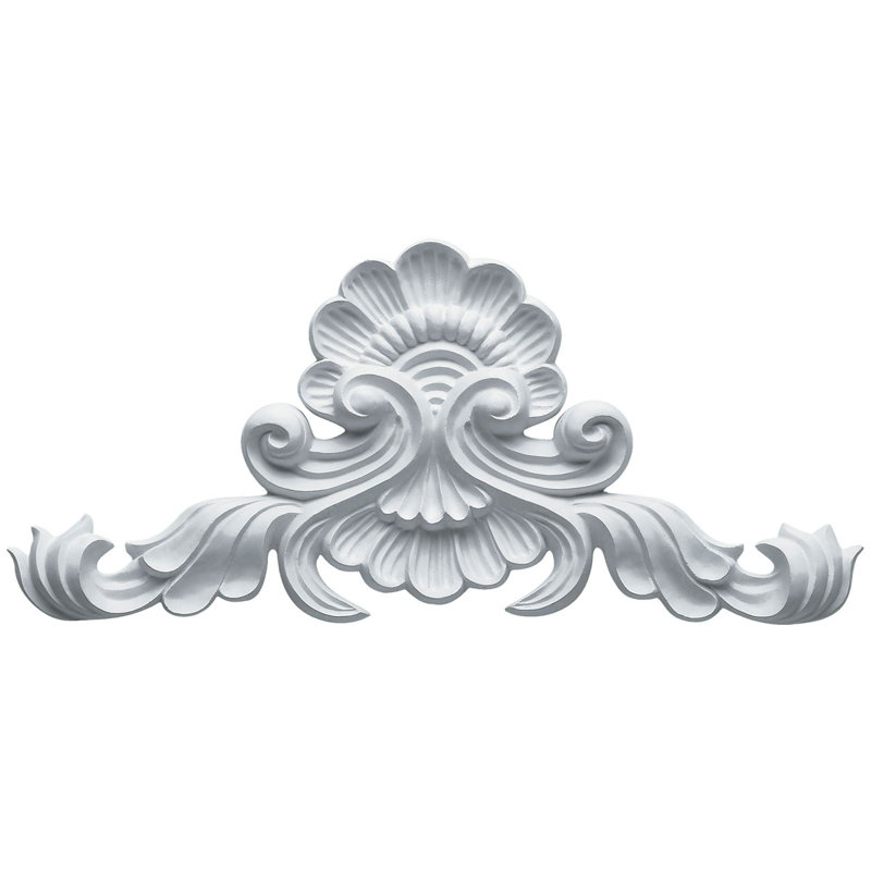 Kinsley 5.75'' H x 13.5'' W x 0.5'' D Urethane Onlay Scroll