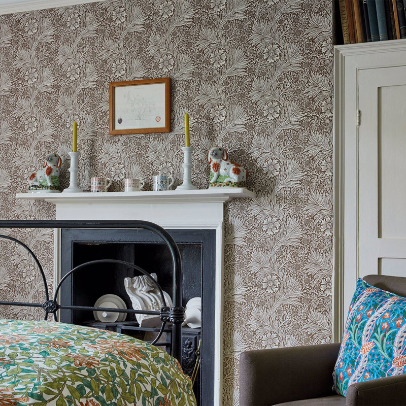 Marigold 10.05m x 52cm Matte Wallpaper Roll, Pink
