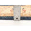 Tapis de couloir en Tapis décoratif laine noué à la main de conception unique noué à la main New Age 2 pi 8 po x 8 pi 2 po Ivoire/bleu sarcelle/beige