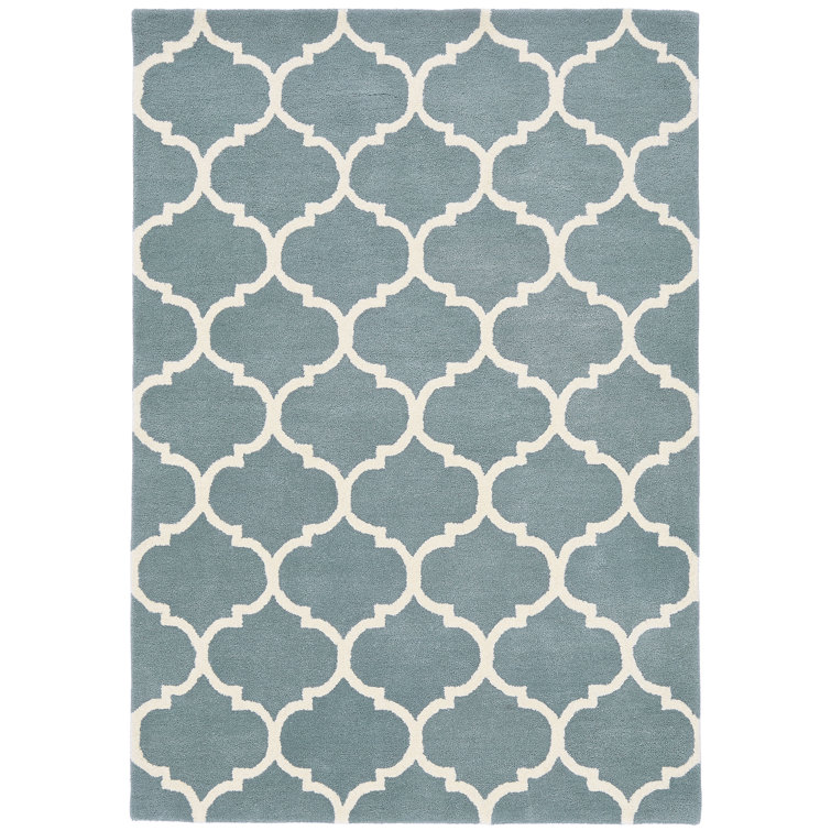Reina Geometric Wool Hand Woven Area Rug