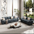 2-Piece Upholstered Living Room Set with Loveseat and Sofa - Oversized Chenille Modular Couch