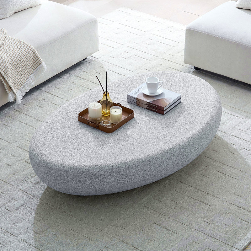 55.12''Fibreglass Elliptical Coffee Table
