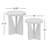 Bodiam Pedestal Solid and Manufactured Wood Nesting Tables (Set of 2)