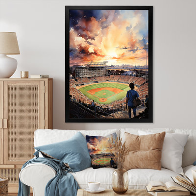 " Abstract Baseball Stadium VI "