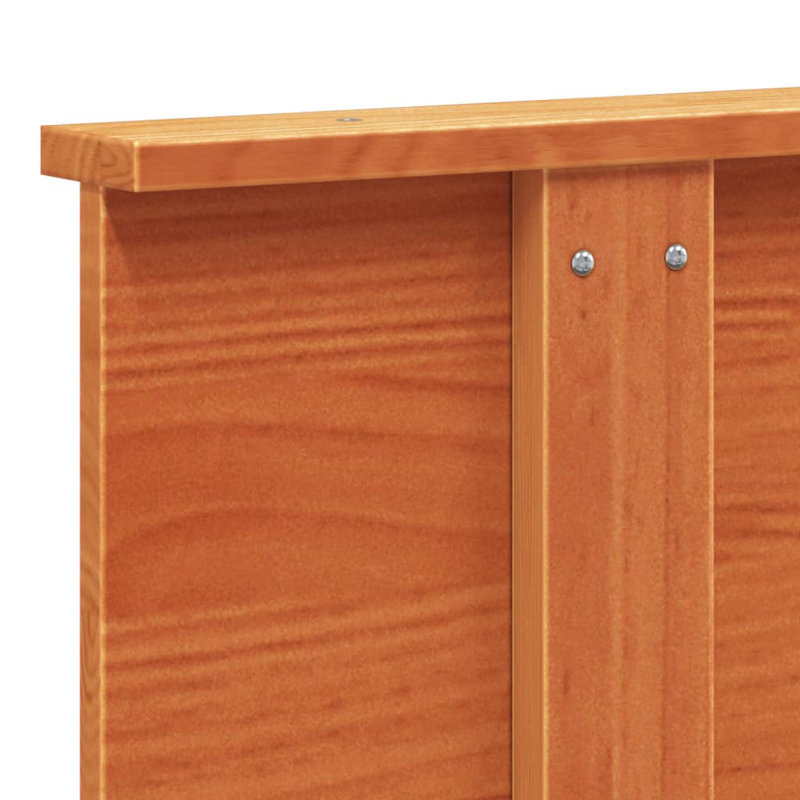 Mucklen Solid Wood Headboard, 82.5cm H x 124cm W x 6cm D