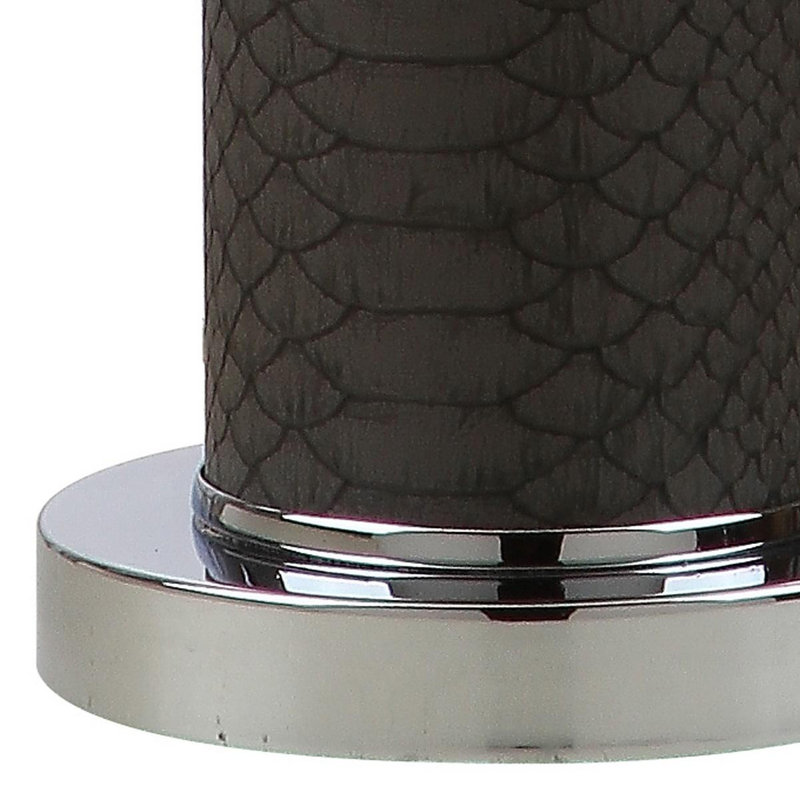 Ingertha Metal Table Lamp, Grey