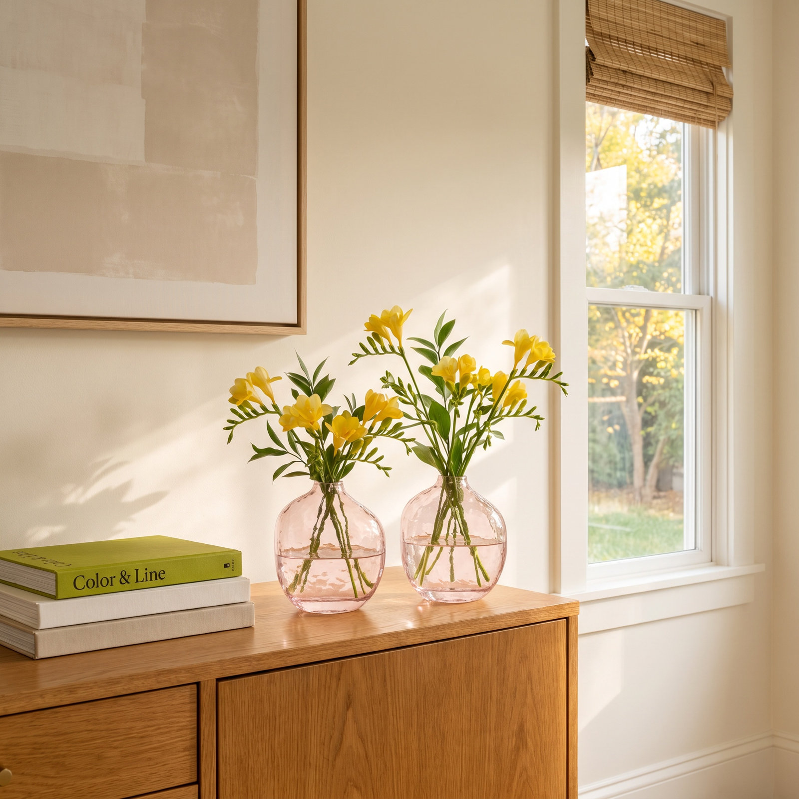 Gary 4.25'' Handmade Glass Table Vase