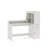 Modern White Computer Desk With 2 Drawers